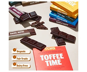 Free Bar of TCHO Chocolate - Indulge in Deliciousness!