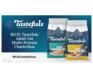 Free Bag of BLUE Tastefuls™ Cat Food - Be One of 480 Lucky Cat Parents!