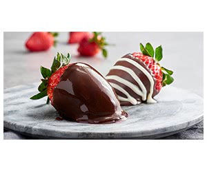 Free Clube Fondue x6 Dipped Strawberries Box