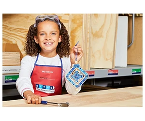 Free Spinning Snowflake Ornament at Lowe's Kids Workshop - Join the Magic!