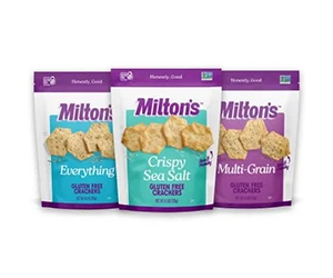 Buy One Bag of Milton's Gluten Free Crackers, Get One FREE at Publix!