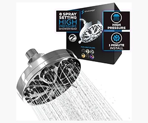 Free Sample of SparkPod’s Premium Shower Heads - Apply Now!