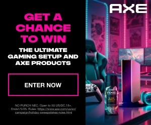 Win the Ultimate Holiday Gaming Setup + Axe Products from Unilever!