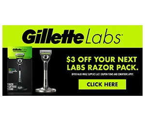 $3 Off Your Next Gillette Labs Razor Pack - Register Today!