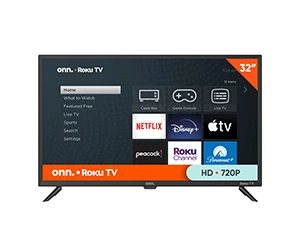 onn. 32” HD LED Roku Smart TV – Only $88 at Walmart (Reg $98)!