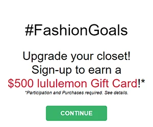 Free $500 lululemon Gift Card – Sign Up Now!