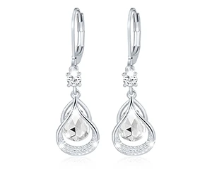 14K White Gold Drop Earrings – Only $12.69 at Walmart (Reg $109.99)!