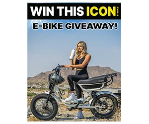 Free Chance to Win an ICON E-Bike!