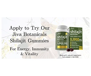 Free Jiva Botanicals Shilajit Gummies Sample!