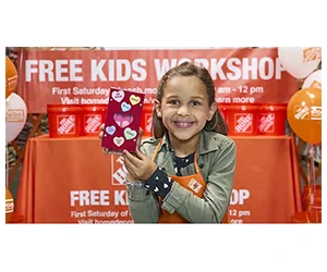 Free Valentine’s Candy Box Workshop at Home Depot!