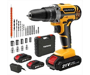 VQJTCVLY 21V Cordless Drill Set – Only $35.59 at Walmart!