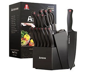 Astercook 15-Piece Kitchen Knife Set – Only $38.99 at Walmart (Reg. $161)!