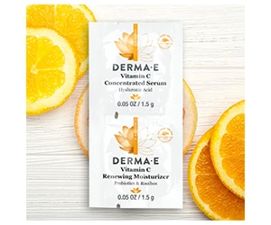 Free DERMA E Vitamin C Serum & Moisturizer Sample!