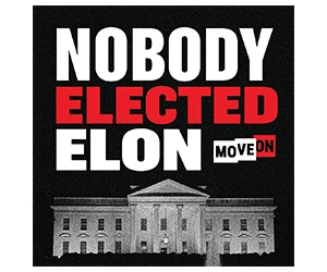 Free ”Nobody Elected Elon” Sticker – Claim Yours!