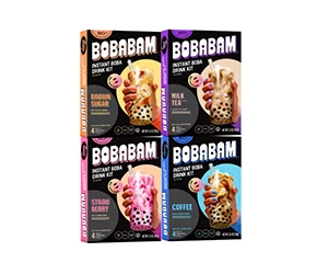 Free BOBABAM Instant Boba Drink Kit – 100% Cashback!