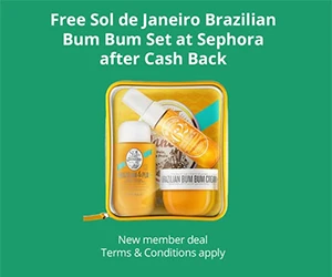 Free Sol de Janeiro Brazilian Bum Bum Set – $32 Cashback!