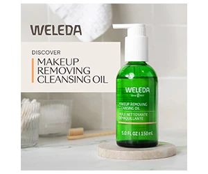 Free Sample of Weleda Makeup Removing Cleansing Oil – Limited to the First 15,000!