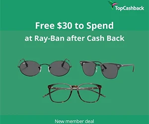 Free $30 at Ray-Ban - Bask in the Spring Sun!