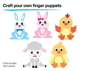 Free Craft Your Own Finger Puppets - Unleash Your Creativity on April 12!