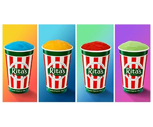 Free Small Italian Ice on May 3 at Ritaโs - App Exclusive Offer