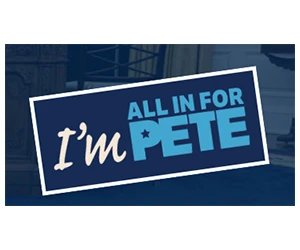 Free โI'm All In For Peteโ Sticker - Show Your Support