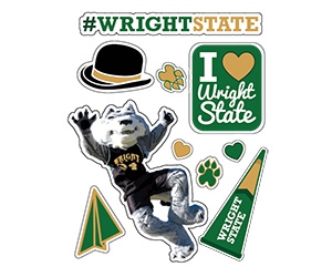 Free Wright State Sticker Sheet