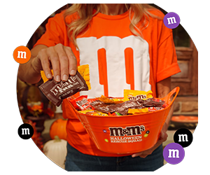 Free M&MโS Treat & Greet Kit - Candy, Bowl, and Tee Inside!