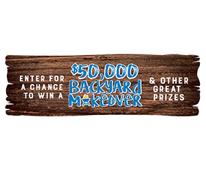 Win $50,000 Backyard Makeover, Portable Speakers, Coolers, And Gift Cards