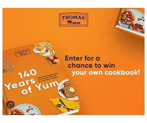 Win A Thomas' ”140 Years Of Yum” Cookbook